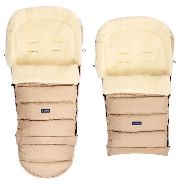 Чехол для коляски Zaffiro Transformer - iGrow 2.0 + перчатки Merino Melange - Beige 019 фото
