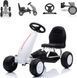 Kart cu pedale Ramiz B001.BIA Alb 001 foto 2