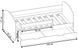 Pat ACMA Meble Acma II 80x160 bariera/sertar/saltea 7cm White/Sonoma 5706938 foto 3