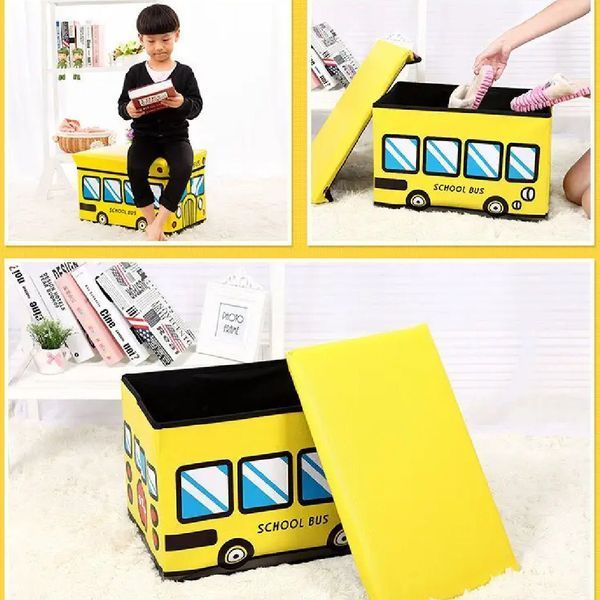 Coș de jucării &bdquo;School Bus&rdquo; Yellow tyr56 foto