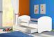 Кровать ACMA Meble Acma II 80x160 бортик/ящик/матрас 7cm White 5706999 фото 1