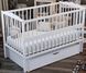 Кроватка Kuzya Anghelina White на качалке с ящиком KZ.100986 фото 1