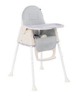 Scaun de alimentație 3 &icirc;n 1 KikkaBoo Creamy Gray KB.110995 foto