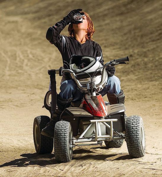 Электрический мотоцикл Rides Dirt Quad Black 23L 15173834-1 фото