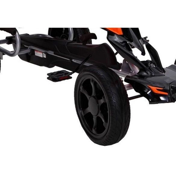 Kart cu pedale Novokids Adrenaline Orange/Black 1504/2 foto