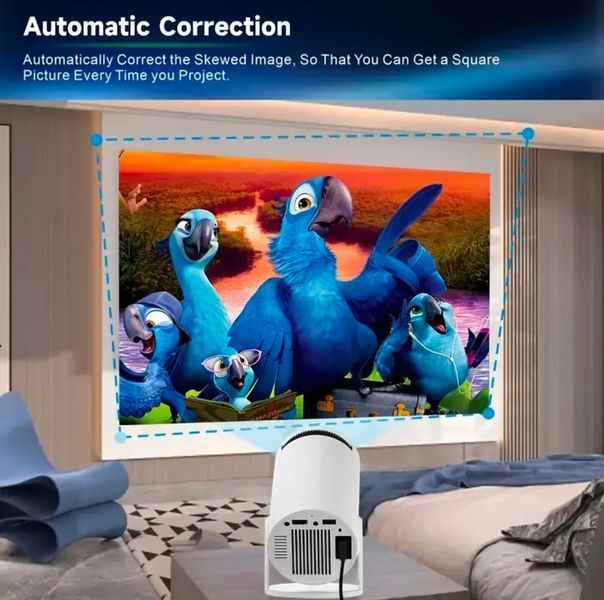 Proiector de jocuri 3D Controler 2-&icirc;n-1 F300 Gamepad - Android 11, Wi-Fi 5G, miniproiector portabil 4K Home Cinema și exterior F300 foto