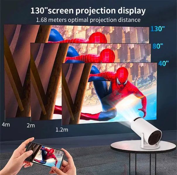 Proiector de jocuri 3D Controler 2-&icirc;n-1 F300 Gamepad - Android 11, Wi-Fi 5G, miniproiector portabil 4K Home Cinema și exterior F300 foto