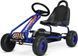 Kart cu pedale Costway Albastru/Negru 003 foto 1