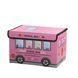 Корзина для игрушек ''Школьный автобус'' Pink tyr56 фото 1