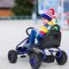 Kart cu pedale Costway Albastru/Negru 003 foto 6