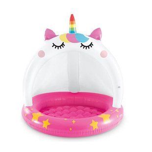 Piscină gonflabilă pentru copii Unicorn (102x102cm) 58438 foto