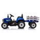 Tractor cu acumulator, 3 viteze, cu remorcă Albastru MX611/3 foto 7