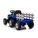 Tractor cu acumulator, 3 viteze, cu remorcă Albastru MX611/3 foto 5