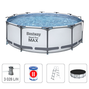 Piscină Steel Pro Max (396x122cm) 5618WBW foto