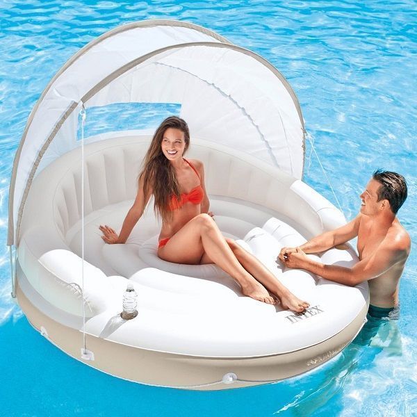 Plută-saltea gonflabilă &bdquo;Insula&rdquo; Intex (199х150 cm) 58292 foto