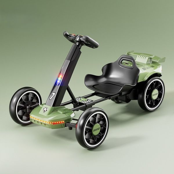 Kart electric cu telecomandă Green 678072 foto