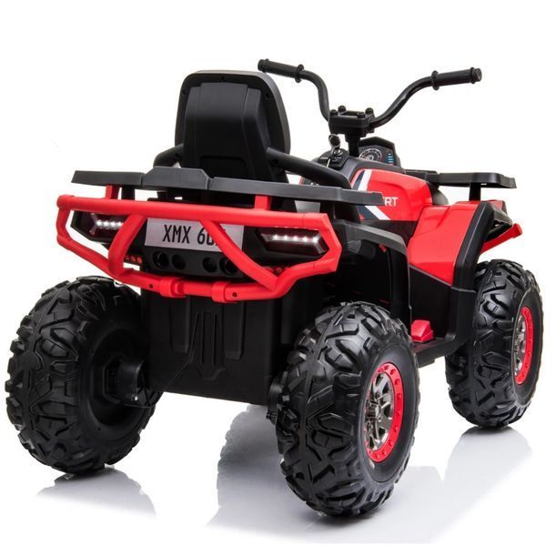 ATV electric Little Star 12V cu 4 motoare, telecomandă, roți EVA Red MX607/3 foto