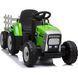 Tractor cu acumulator, 3 viteze, cu remorcă Verde MX611/2 foto 3