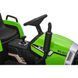 Tractor cu acumulator, 3 viteze, cu remorcă Verde MX611/2 foto 6