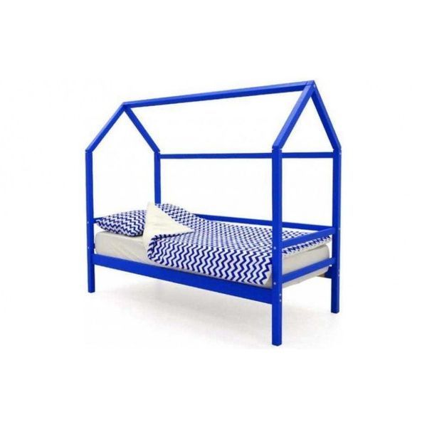 Pat Căsuță 70x160 cm Blue 5455845 foto