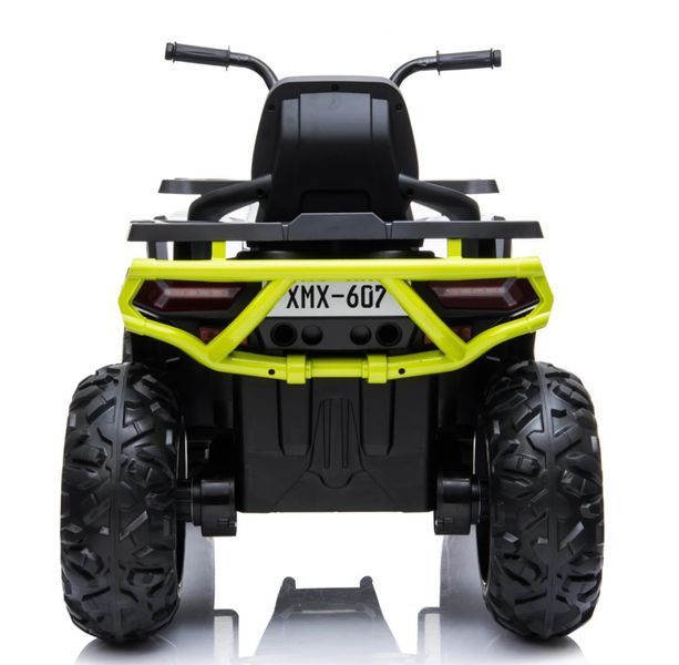 ATV electric Little Star 12V cu 4 motoare, telecomandă, roți EVA White MX607/4 foto