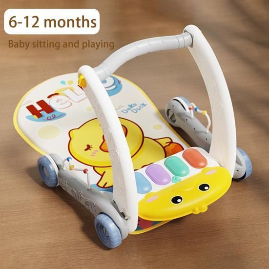 Коврик - Ходунок 2 в 1 с музыкой Grey 60407 фото