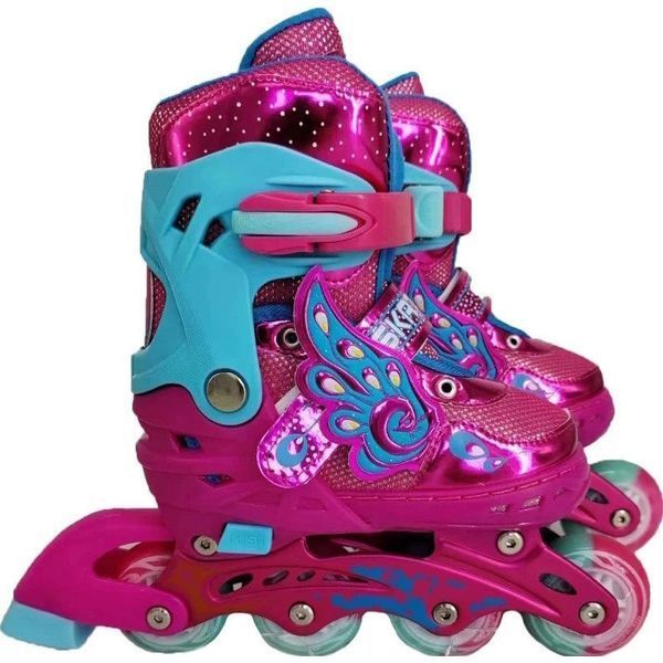 Role mărimea M (35-38) Pink + set de protecție cadou RT8808M foto
