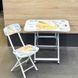 Măsuță cu scăunel Z-TOOLS White D2410-1883 foto 2