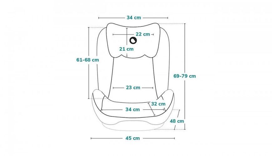 Автокресло 9-36 кг Lionelo Levi One Sporty Black LN.101696 фото