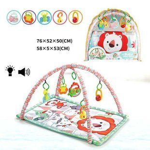 Covoraș pentru bebeluși Baby Play Gym Pink MKR727478 foto