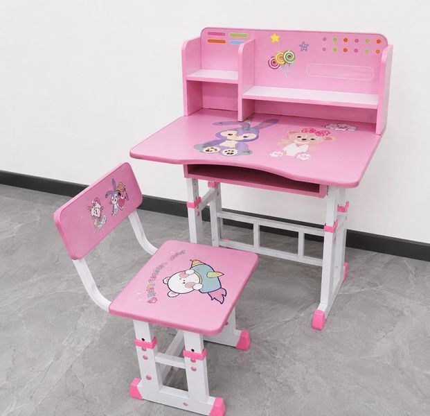 Bancă cu scaun reglabil Pink 64193 foto