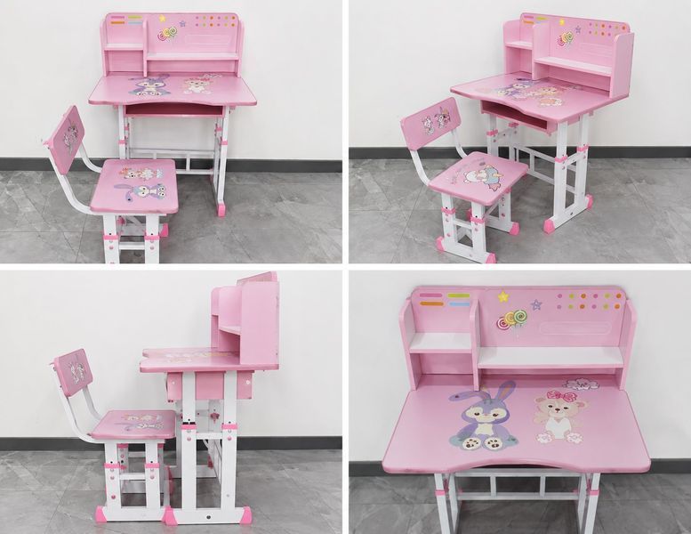 Bancă cu scaun reglabil Pink 64193 foto