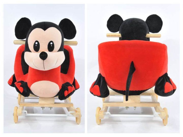 Балансир 2 в 1 из дерева Mickey Mouse Red D237-1491 фото