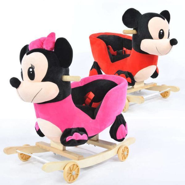 Балансир 2 в 1 из дерева Mickey Mouse Pink D237-1493 фото