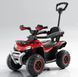 Толокар-квадроцикл с родительской ручкой, design off-road Red 394087 фото 2