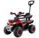 Толокар-квадроцикл с родительской ручкой, design off-road Red 394087 фото 1