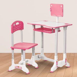 Bancă cu scaun White/Pink HG5060-1 foto