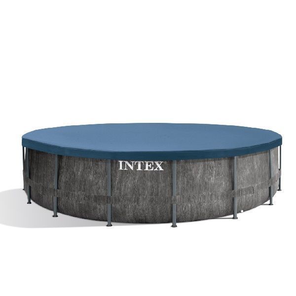 Piscină carcas metal Premium GreyWood (549x122cm) 26744 foto