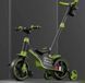 Tricicletă 4 &icirc;n 1, cu m&acirc;ner parental, muzică și lumini, Hello Baby Green 58367 foto 2