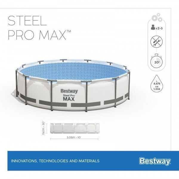 Бассейн Bestway Steel Pro Max (305x76cm) 56408BW фото