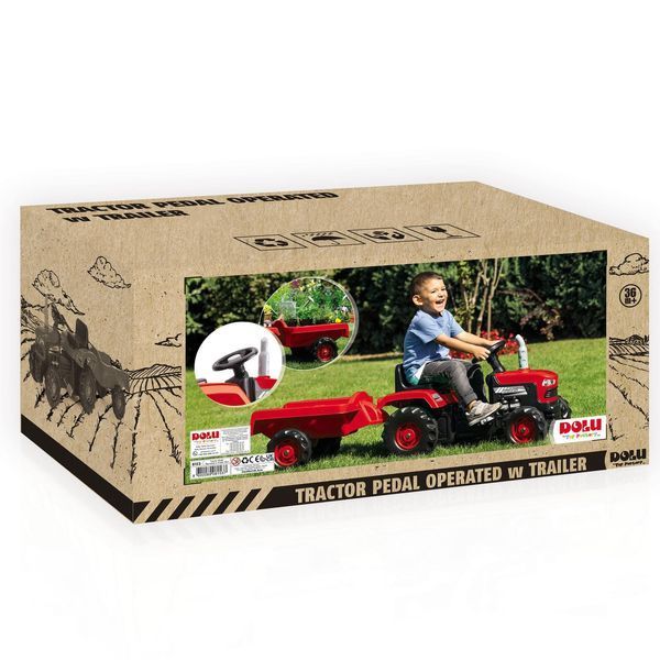 Tractor cu remorcă Dolu Red 8153 foto