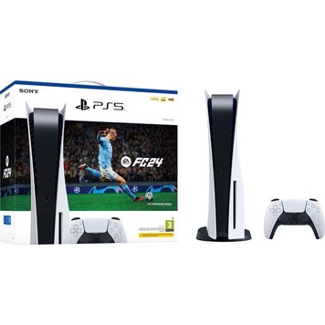 Consolă SONY PlayStation 5 Disc Edition 825GB + EA Sport FC24 209491 foto