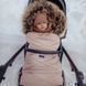 Husă cărucior Zaffiro + geantă GrowUP 4.0 Beige Plush - Rose 034 foto 6