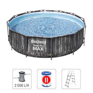 Piscină Steel Pro Max (366x100cm) 5614XBW foto