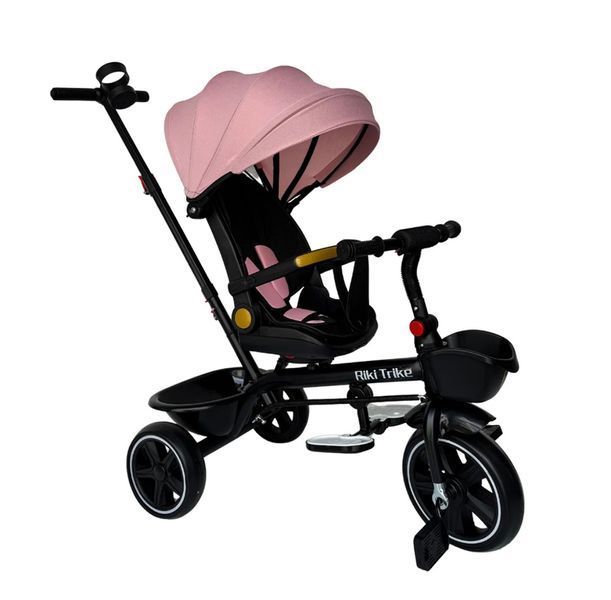 Tricicletă Caider cu scaun rotativ 360&deg; Pink 95643 foto