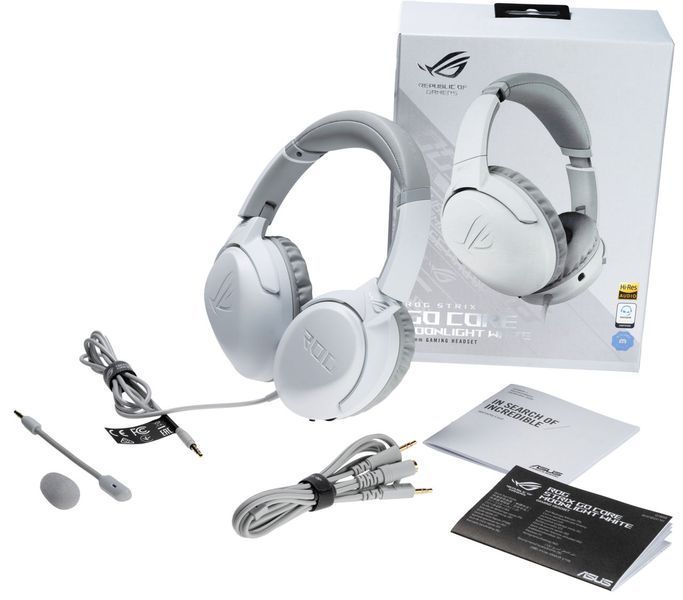 Игровая гарнитура Asus ROG Strix Go Core White 136423 фото