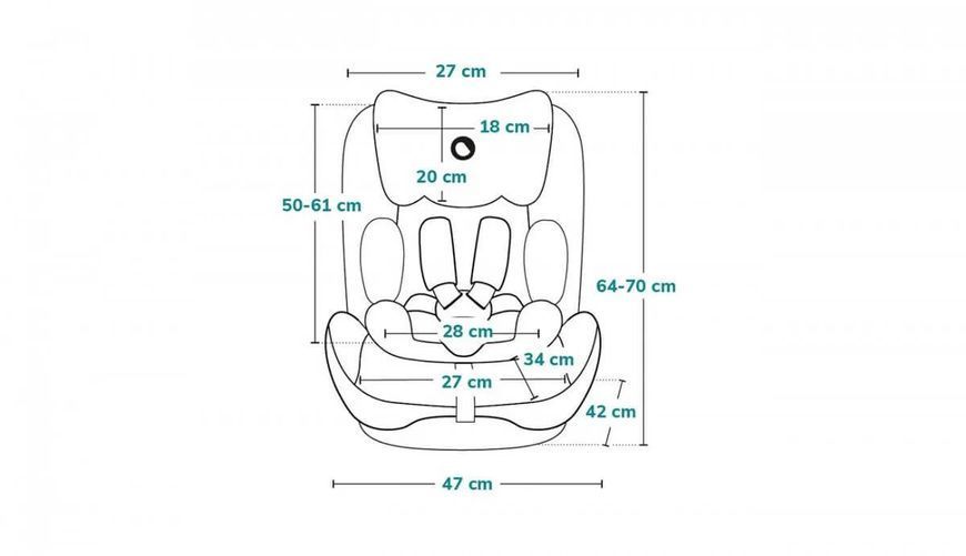Автокресло 9-36 кг Lionelo Nico Black LN.101391 фото