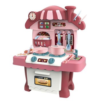 Bucătărie Happy Kitchen Pink pentru copii 42507 foto