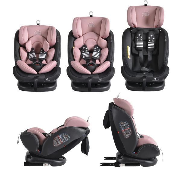 Scaun auto 0-36 kg 360 Isofix Moni Pilot Pink MT.106000 foto