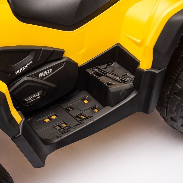 Электрический квадроцикл 4x4 Can-Am Outlander Yellow CA005/3 фото